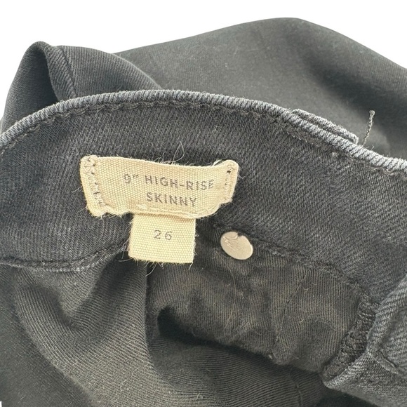 Madewell Women's 9” High-Rise Black Skinny Jeans - Picture 11 of 11